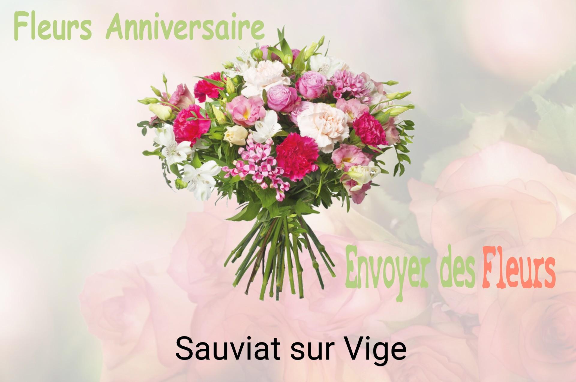 Bouquet de fleurs d’anniversaire livré à Sauviat-sur-Vige
