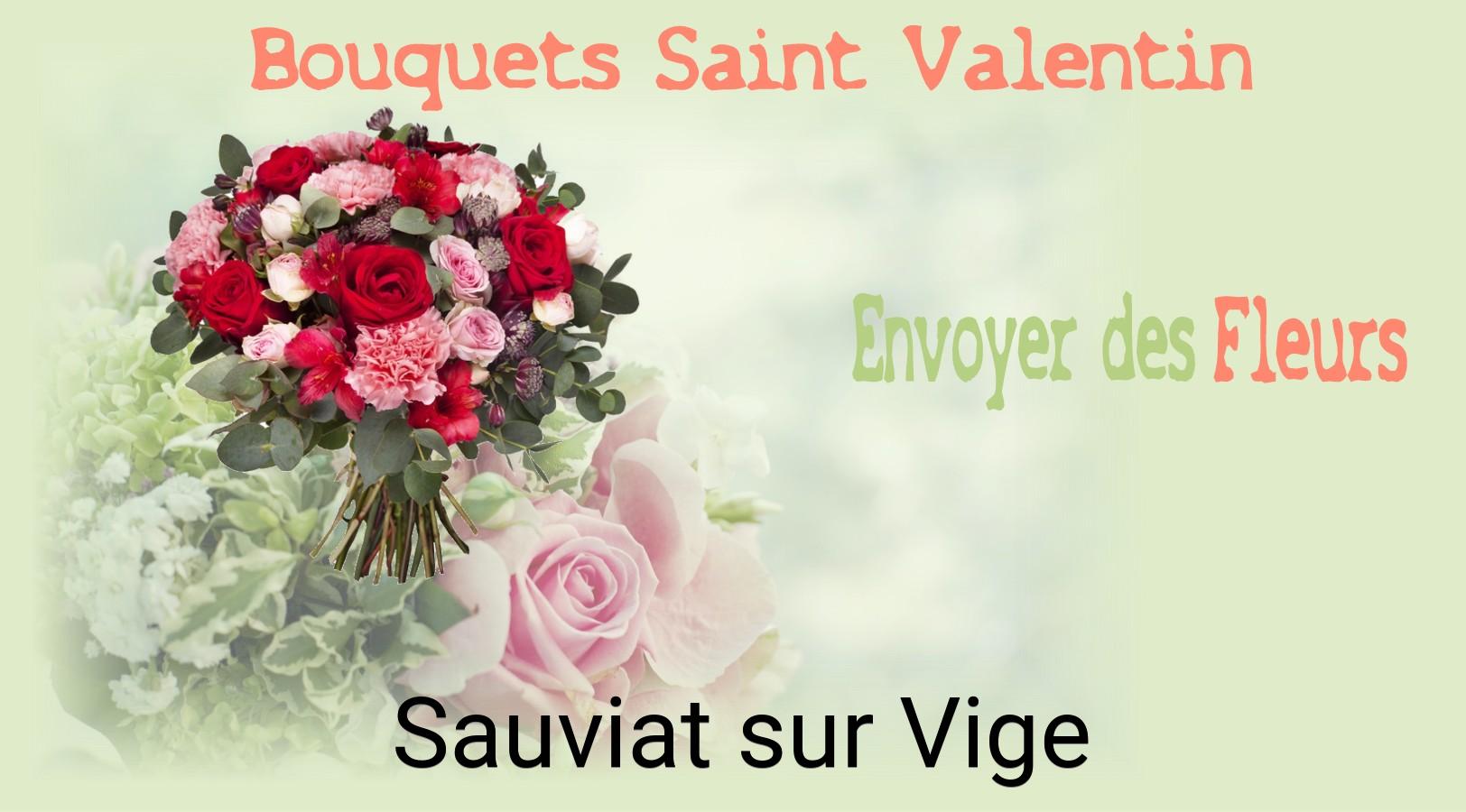 Roses de Saint-Valentin livrées à Sauviat-sur-Vige